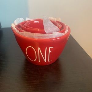 Rae Dunn- Red Measuring Cups
